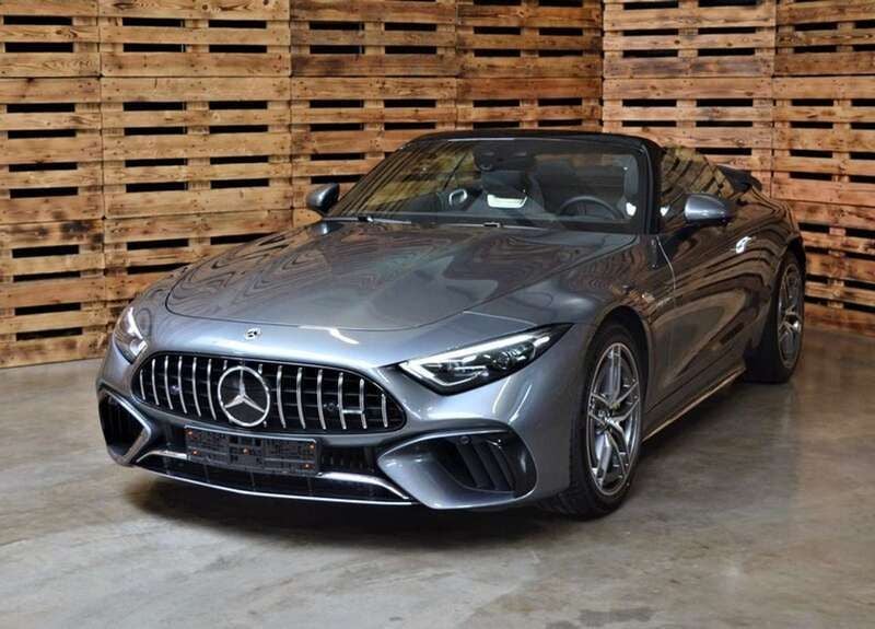 Selenitgrau lack Gebraucht 2023 Mercedes SL63 AMG Premium Cabrio | 158.000 € - Bild 1/4