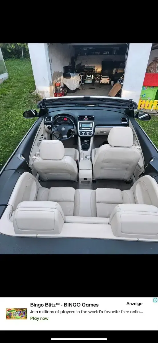 Gebraucht VW Eos 122 PS (89 kW) 2008 Schwarz Cabrio