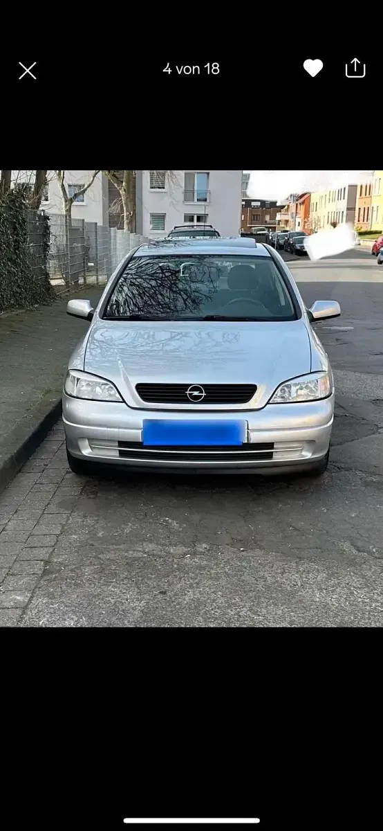 Gebraucht Opel Astra 1999 Grau Limousine