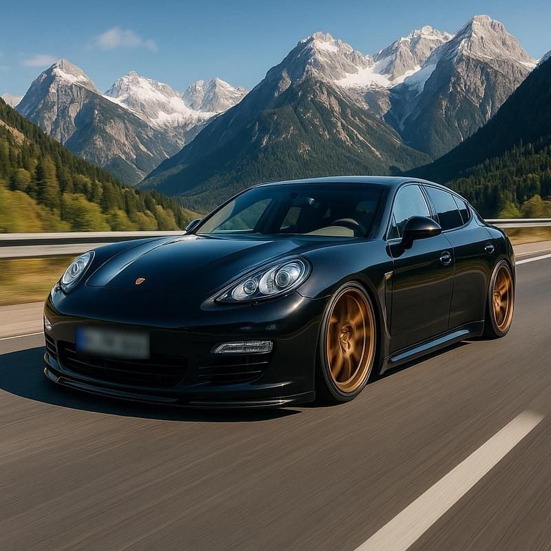 Schwarz Gebraucht 2009 Porsche Panamera S Sport Limousine | 25.950 € (Fairer Preis) - Bild 1/4