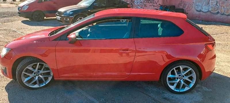 Usata Seat Leon 179 CV (131 kW) 2013 Rosso Coupé