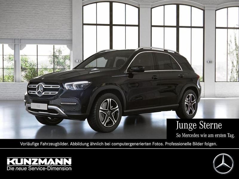 Obsidianschwarz metallic Gebraucht 2022 Mercedes GLE350e SUV | 57.870 € (Superpreis) - Bild 1/4