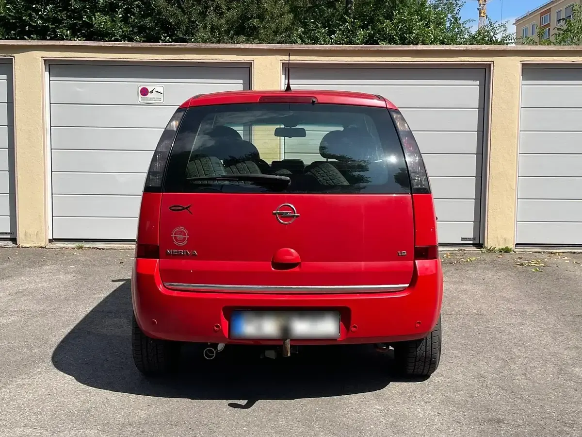 Gebraucht Opel Meriva 125 PS (91 kW) 2007 Rot Van / Kleinbus