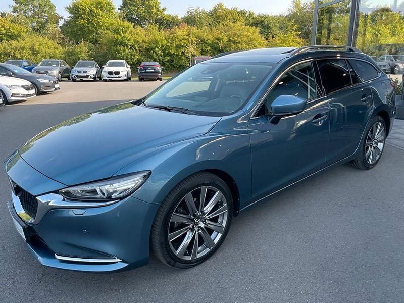 Blue reflex Gebraucht 2020 Mazda 6 Sports-Line Kombi | 22.980 € (Fairer Preis) - Bild 1/4