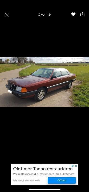 Andere außenfarben Gebraucht 1989 Audi 100 Limousine | 4.500 € - Bild 1/4