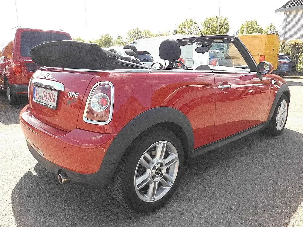 Brugt Mini One Cabriolet 98 HK (72 kW) 2015 Rød Cabriolet