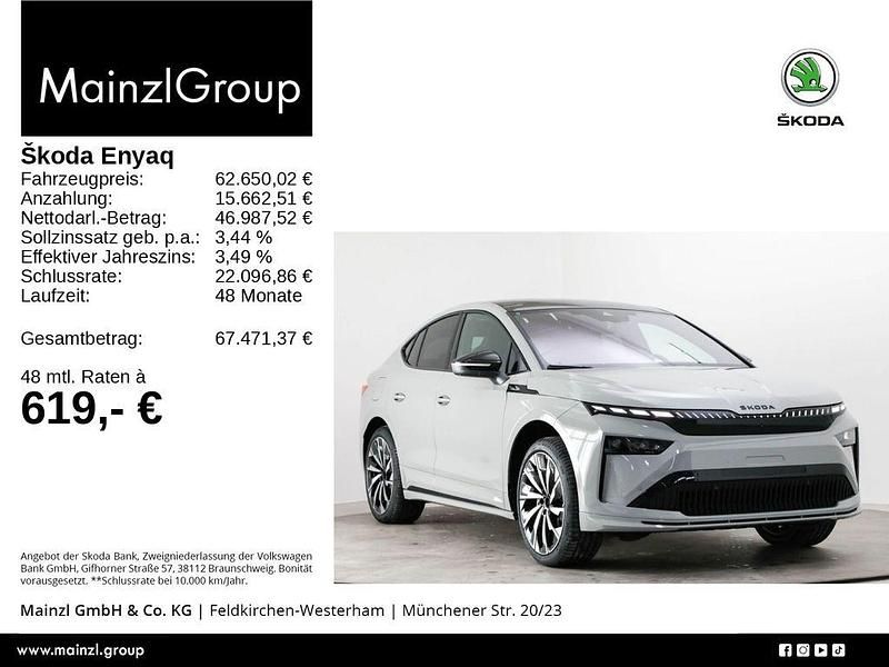 Neu Skoda Enyaq iV SportLine 210 kW (286 PS) 2026 Grau SUV