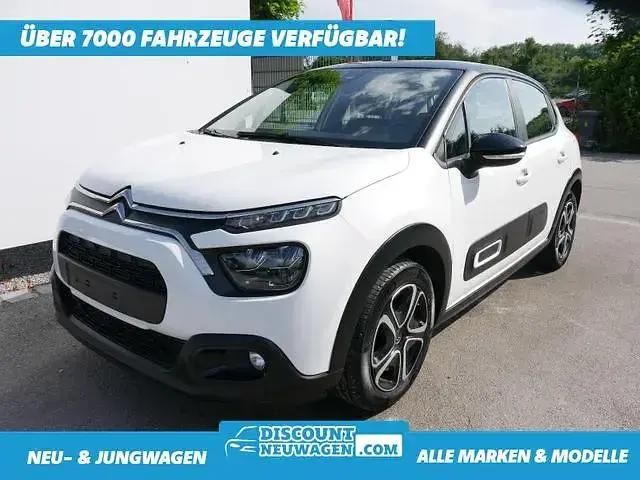 Weiß/dach schwarz Gebraucht 2022 Citroën C3 PureTech Kleinwagen | 11.990 € (Fairer Preis) - Bild 1/4