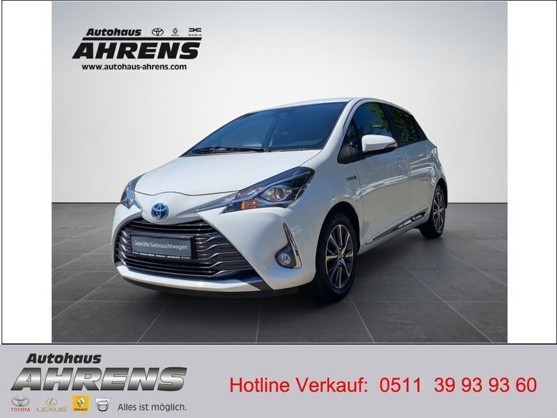 Schneeweiß Gebraucht 2020 Toyota Yaris Hybrid Team Kleinwagen | 15.900 € (Guter Preis) - Bild 1/4