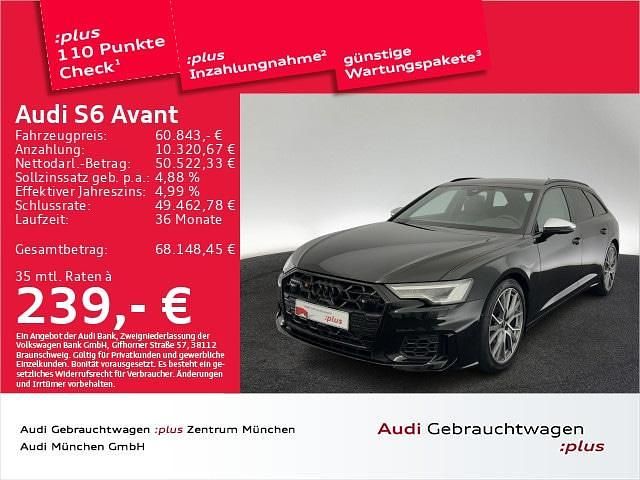 Schwarz Gebraucht 2024 Audi S6 Ambiente Kombi | 60.843 € (Superpreis) - Bild 1/2
