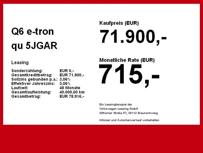 Gebraucht Audi Q6 e-tron Performance 284 kW (387 PS) 2025 Grau SUV