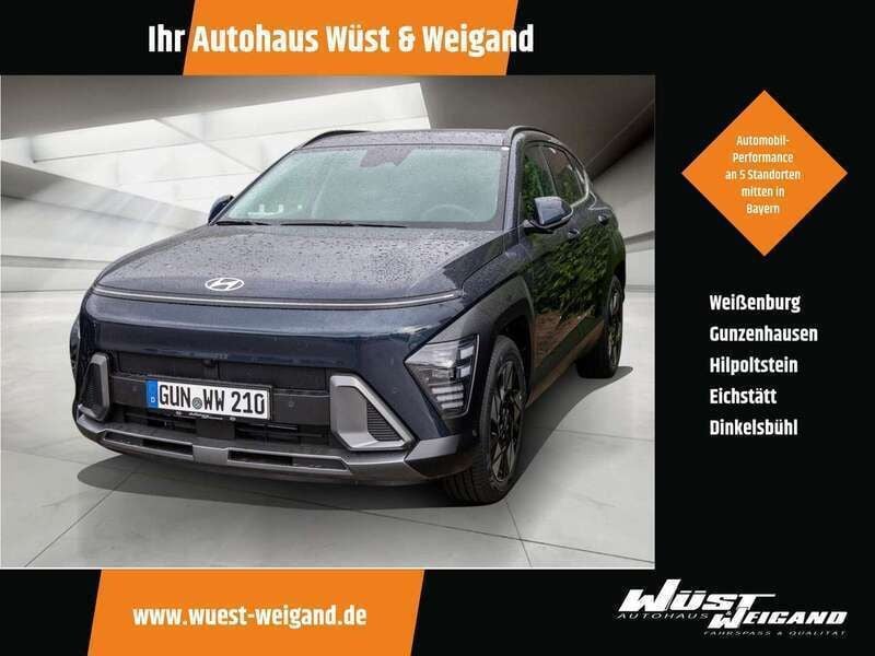 Blau Gebraucht 2024 Hyundai Kona Eco SUV | 30.999 € (Guter Preis) - Bild 1/4