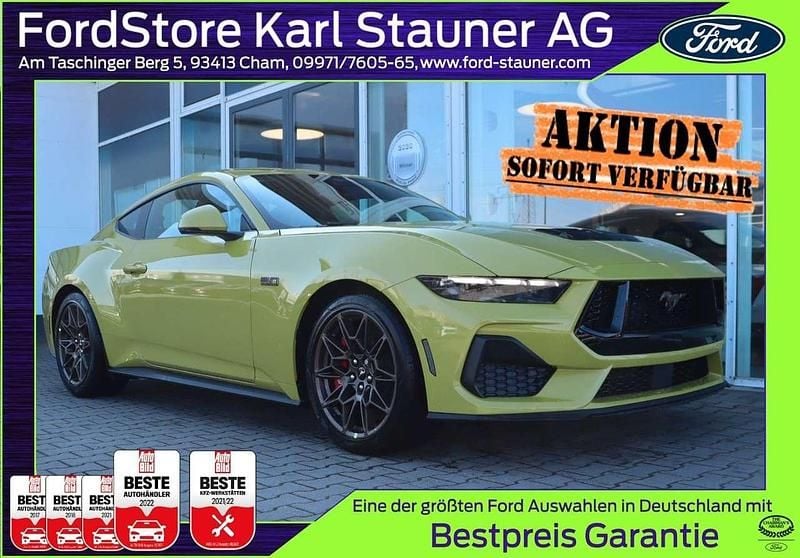 Neu Ford Mustang Fastback 446 PS (328 kW) 2026 Intense lime yellow metallic Coupé