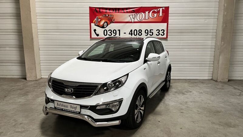 Weiß Gebraucht 2013 Kia Sportage Spirit SUV | 11.200 € (Fairer Preis) - Bild 1/4