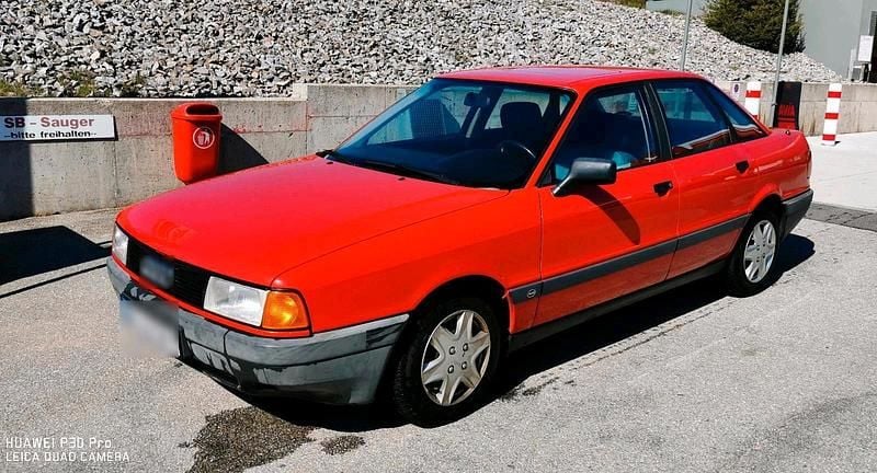 Second-hand Audi 80 75 CP (55 kW) 1987 Roșu Berlinǎ