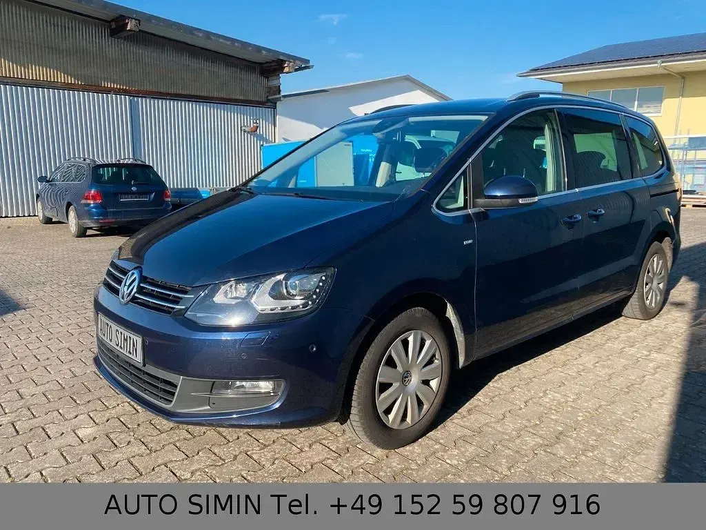 Occasion VW Sharan Cup 177 ch (130 kW) 2014 Bleue Monospace