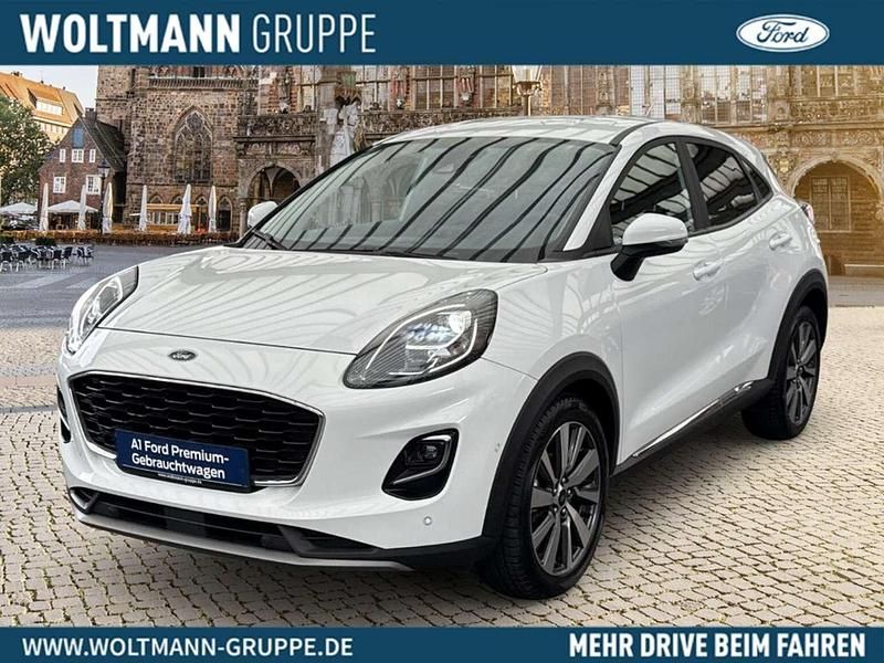 Weiß Gebraucht 2021 Ford Puma Gen-E Titanium X SUV | 18.850 € - Bild 1/4