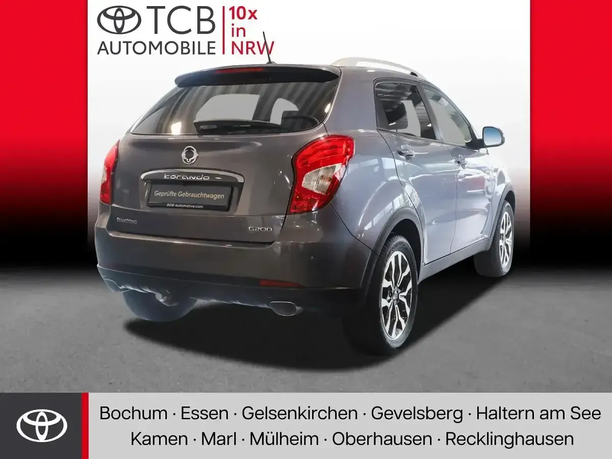 Gebraucht SsangYong Korando Sapphire 150 PS (110 kW) 2017 Grau SUV