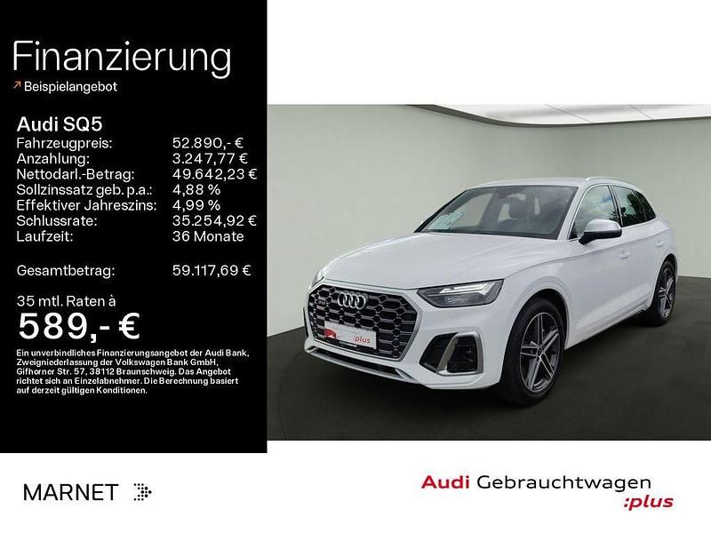 Ibisweiß Gebraucht 2023 Audi SQ5 Sport SUV | 52.890 € (Superpreis) - Bild 1/4