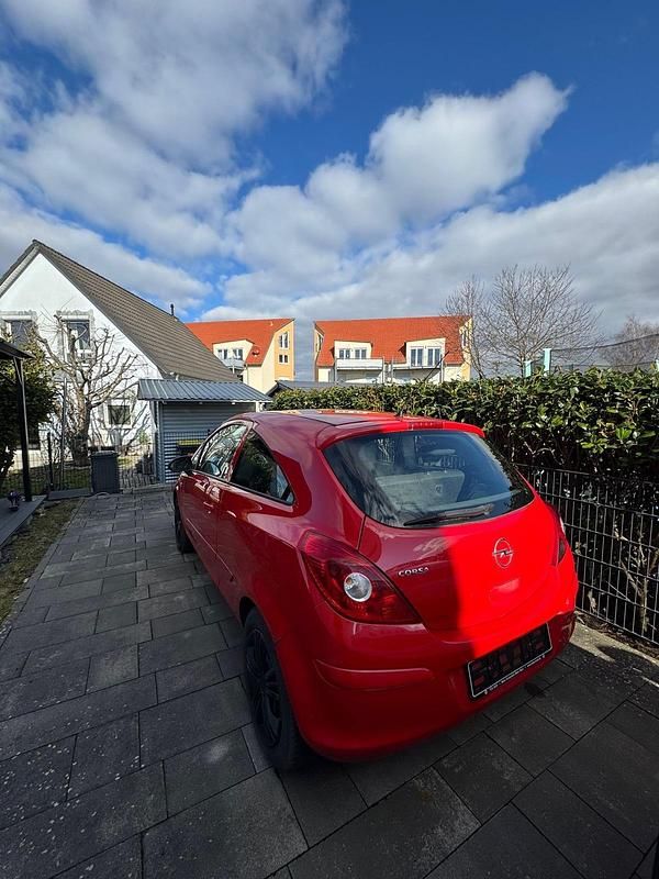 Gebraucht Opel Corsa 60 PS (44 kW) 2008 Rot Kleinwagen