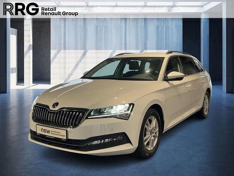 Weiss Gebraucht 2021 Skoda Superb Ambition Kombi | 23.990 € (Fairer Preis) - Bild 1/3