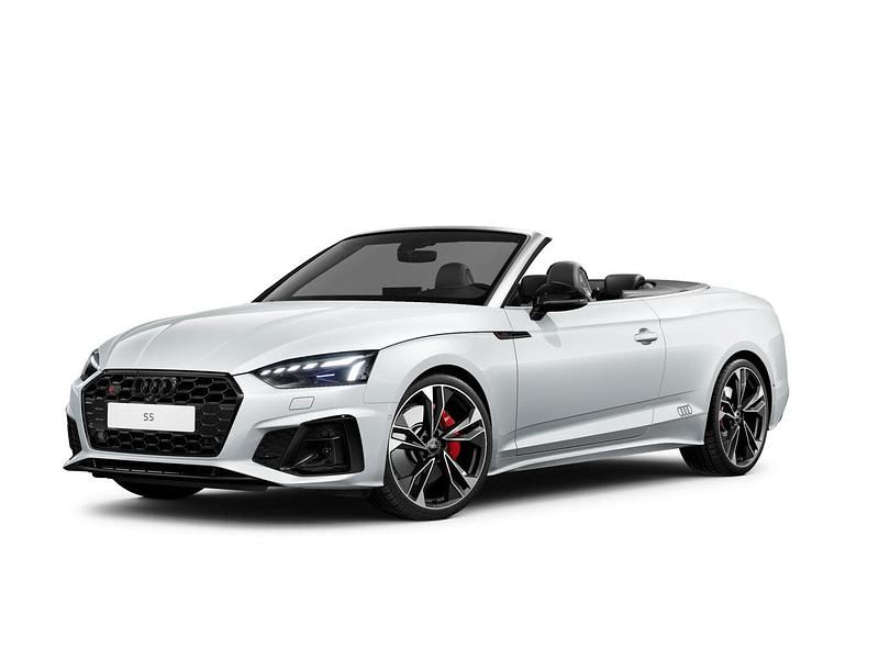 Gebraucht Audi S5 Comfort 354 PS (260 kW) 2024 Gletscherweiß metallic verdeck schwarz (metallic) Cabrio