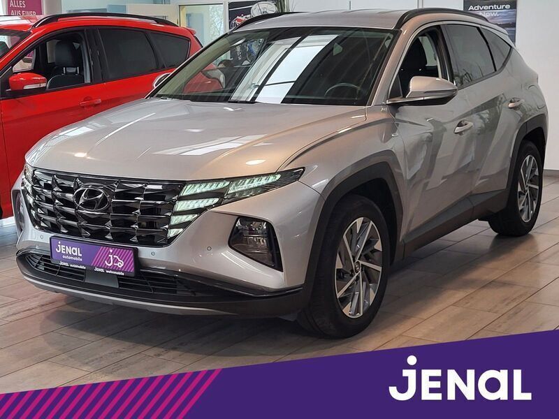 Shimmering silver / met Gebraucht 2023 Hyundai Tucson Trend SUV | 27.980 € (Guter Preis) - Bild 1/4