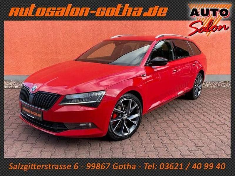 Rot Gebraucht 2016 Skoda Superb SportLine Kombi | 17.890 € (Fairer Preis) - Bild 1/4