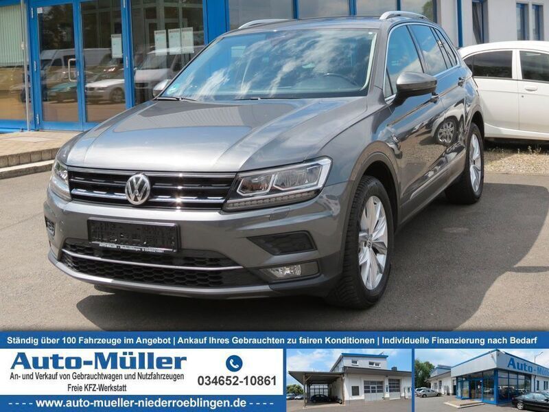 Grau Gebraucht 2020 VW Tiguan Highline SUV | 22.990 € (Guter Preis) - Bild 1/4