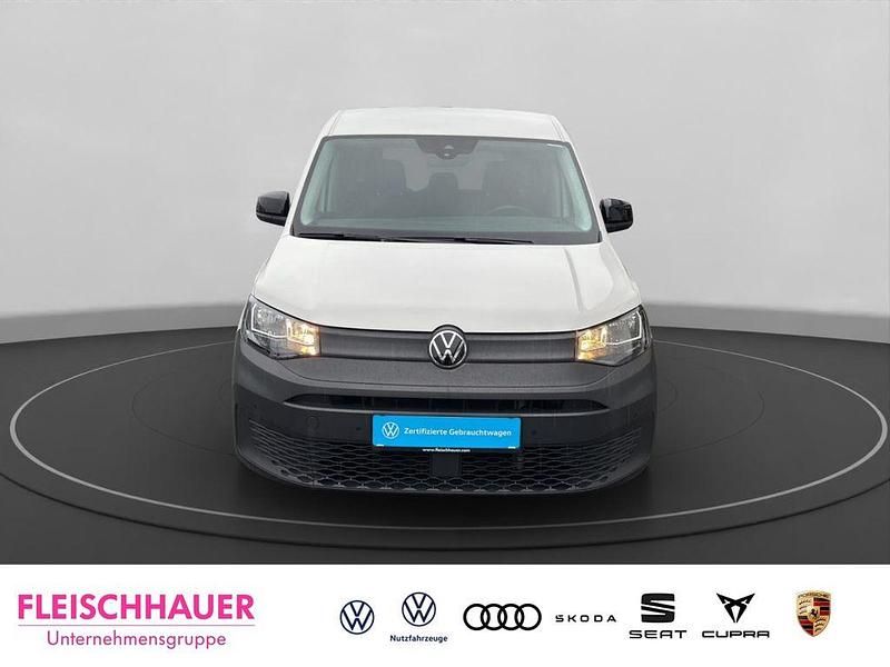 Gebraucht VW Caddy Basis 122 PS (89 kW) 2021 Weiss Van / Kleinbus