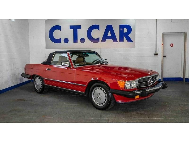 Gebraucht Mercedes 560 231 PS (169 kW) 1987 Rot Cabrio