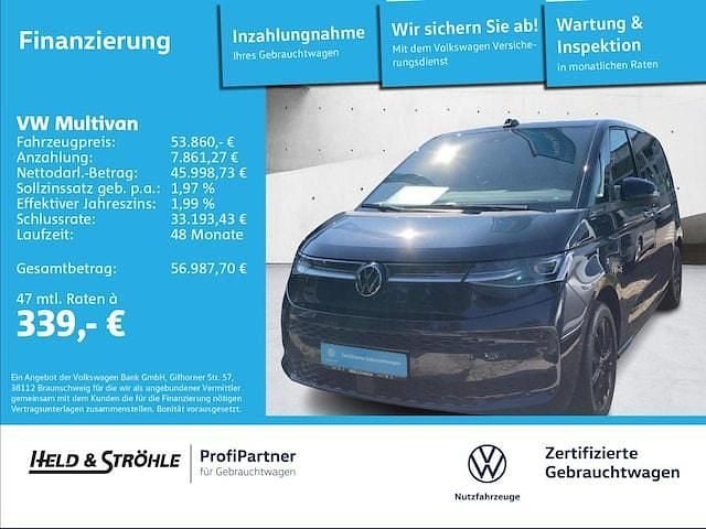 Starlight blue metallic Gebraucht 2024 VW T7 Style Van | 53.860 € (Superpreis) - Bild 1/3