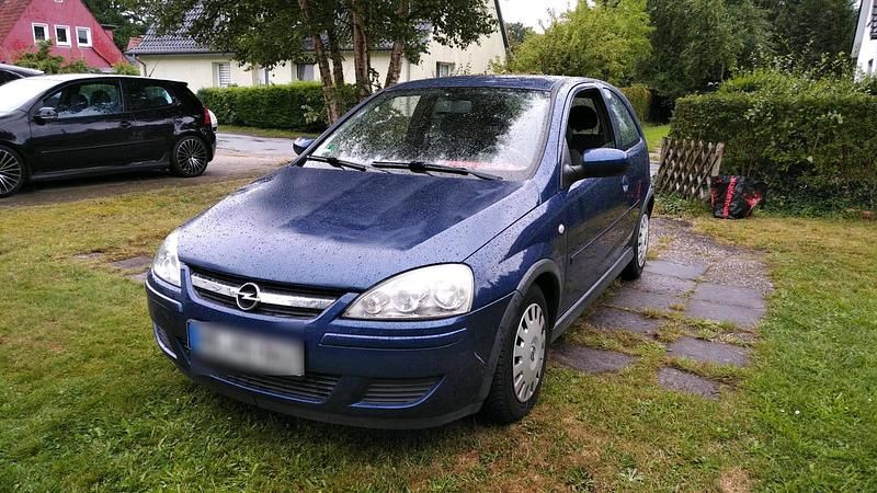 Blau Gebraucht 2005 Opel Corsa Kleinwagen | 600 € (Superpreis) - Bild 1/3