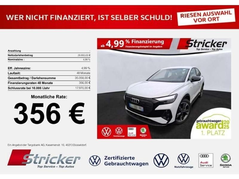 Gebraucht Audi e-tron S-Line 150 kW (204 PS) 2022 Gletscherweiß metallic (metallic) SUV