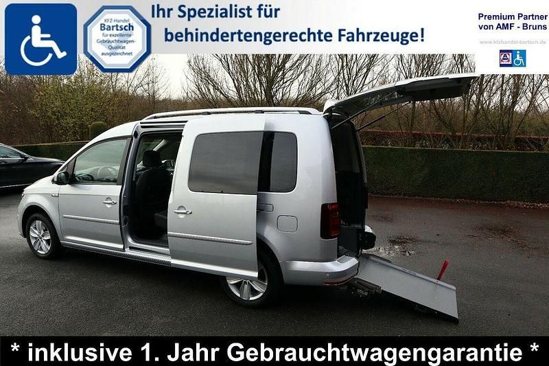Reflexsilber metallic Gebraucht 2016 VW Caddy Maxi Highline Van / Kleinbus | 35.900 € - Bild 1/4