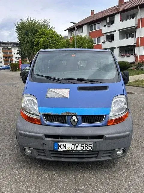 Gebraucht Renault Trafic 94 PS (69 kW) 2003 Blau Van / Kleinbus