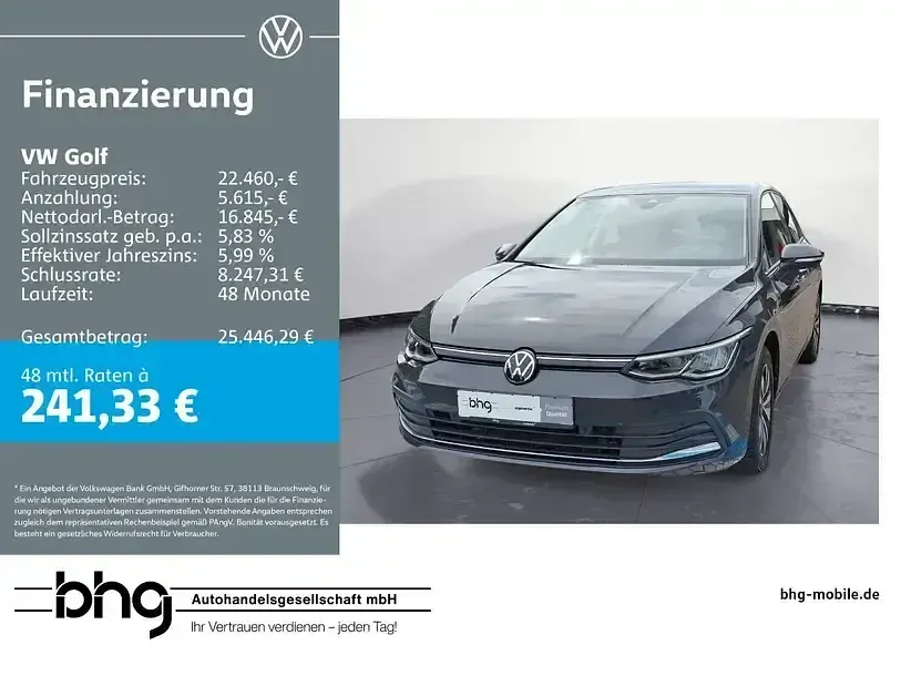Gebraucht VW Golf VIII Life 110 PS (80 kW) 2024 Limousine