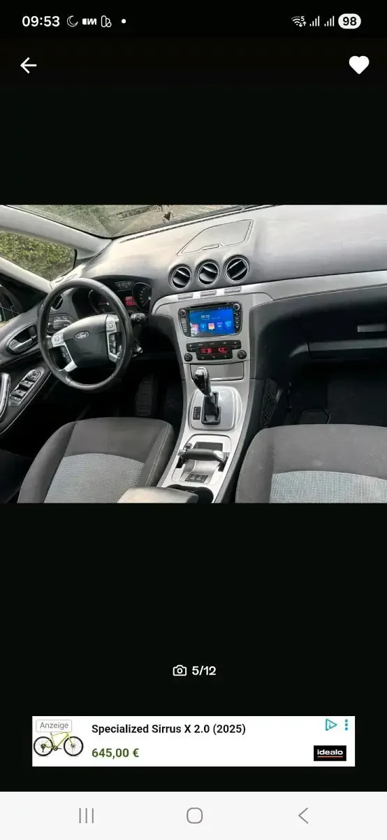 Gebraucht Ford Galaxy 162 PS (119 kW) 2012 Schwarz Van / Kleinbus