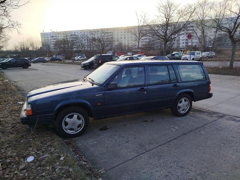 Gebraucht Volvo 740 113 PS (83 kW) 1989 Blau Kombi