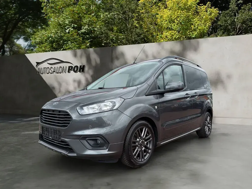 Gebraucht Ford Tourneo Courier Sport 101 PS (74 kW) 2019 Grau Van / Kleinbus