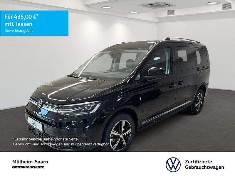 Schwarz Neu 2025 VW Caddy Maxi Style Van / Kleinbus | 44.980 € (Teuer) - Bild 1/4