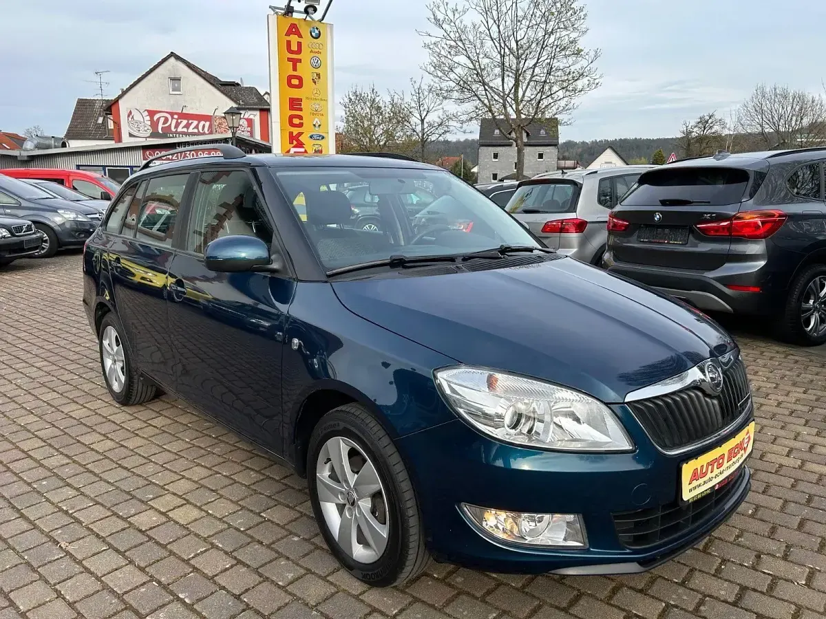Gebraucht Skoda Fabia GreenLine 75 PS (55 kW) 2013 Blau Kombi