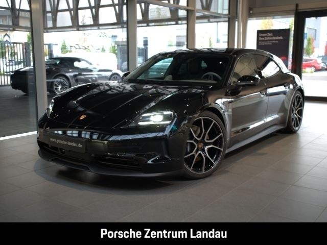 Schwarz Gebraucht 2022 Porsche Taycan Sport Turismo Limousine | 106.800 € (Superpreis) - Bild 1/4