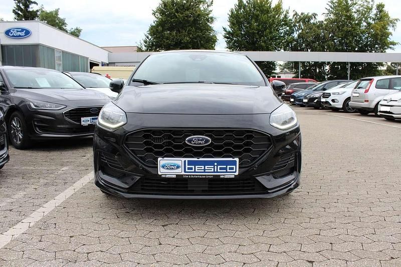 Gebraucht Ford Fiesta ST-Line X 125 PS (91 kW) 2023 Obsidianschwarz metallic Kleinwagen