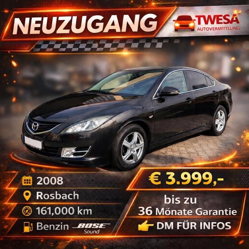 Gebraucht Mazda 6 2008 Schwarz Limousine