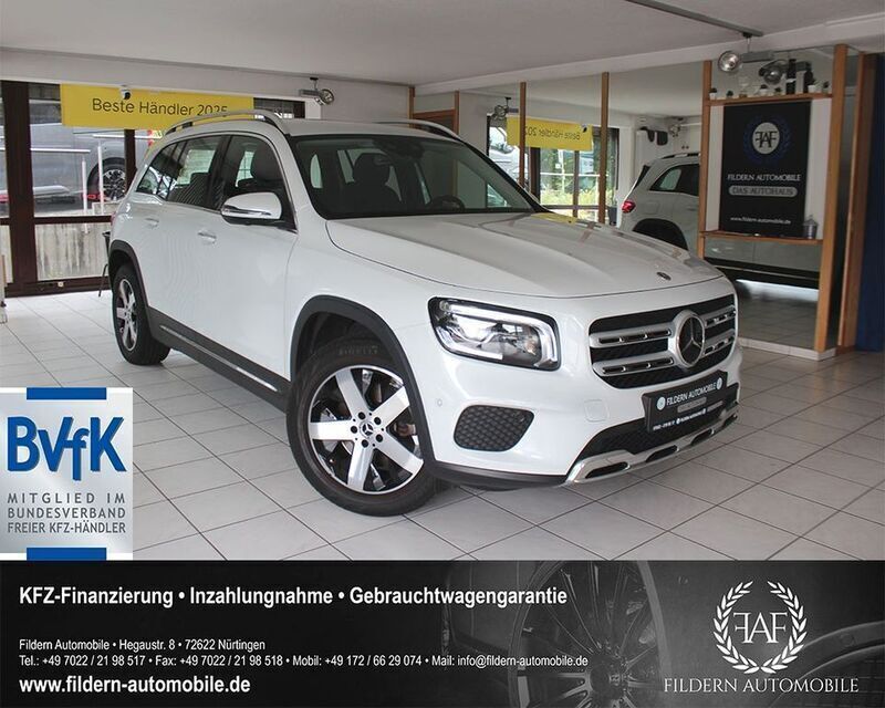 Weiß Gebraucht 2021 Mercedes GLB220 SUV | 35.999 € (Fairer Preis) - Bild 1/4