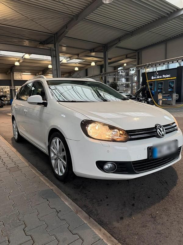 Gebraucht VW Golf V Highline 2009 Weiß Kombi