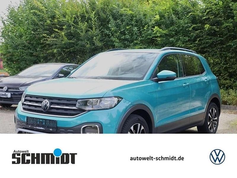 Makenatürkis metallic Gebraucht 2021 VW T-Cross United SUV | 16.411 € (Superpreis) - Bild 1/4
