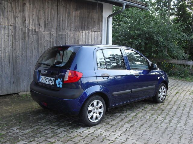 Gebraucht Hyundai Getz 67 PS (49 kW) 2008 Blau metallic Kleinwagen