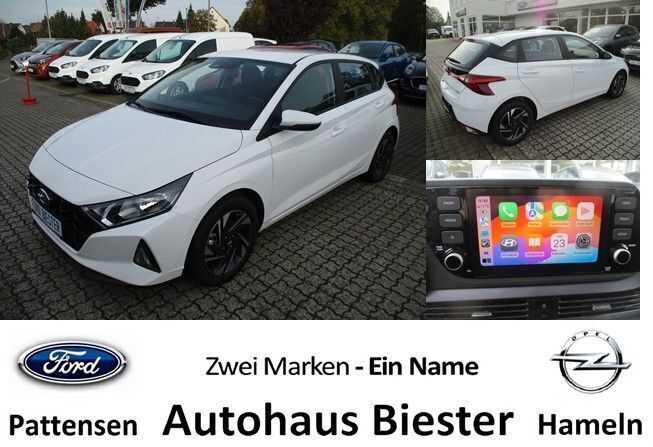 Atlas white Gebraucht 2023 Hyundai i20 Select Limousine | 16.950 € (Fairer Preis) - Bild 1/4